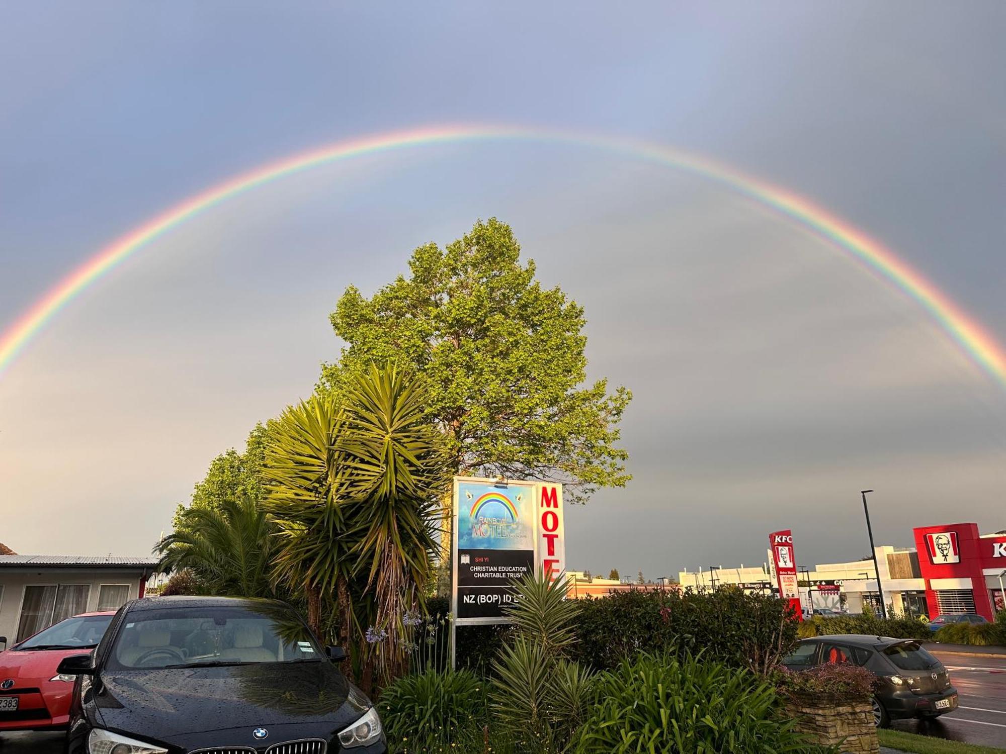 Rainbow Motel & Guest House Tauranga Exteriör bild